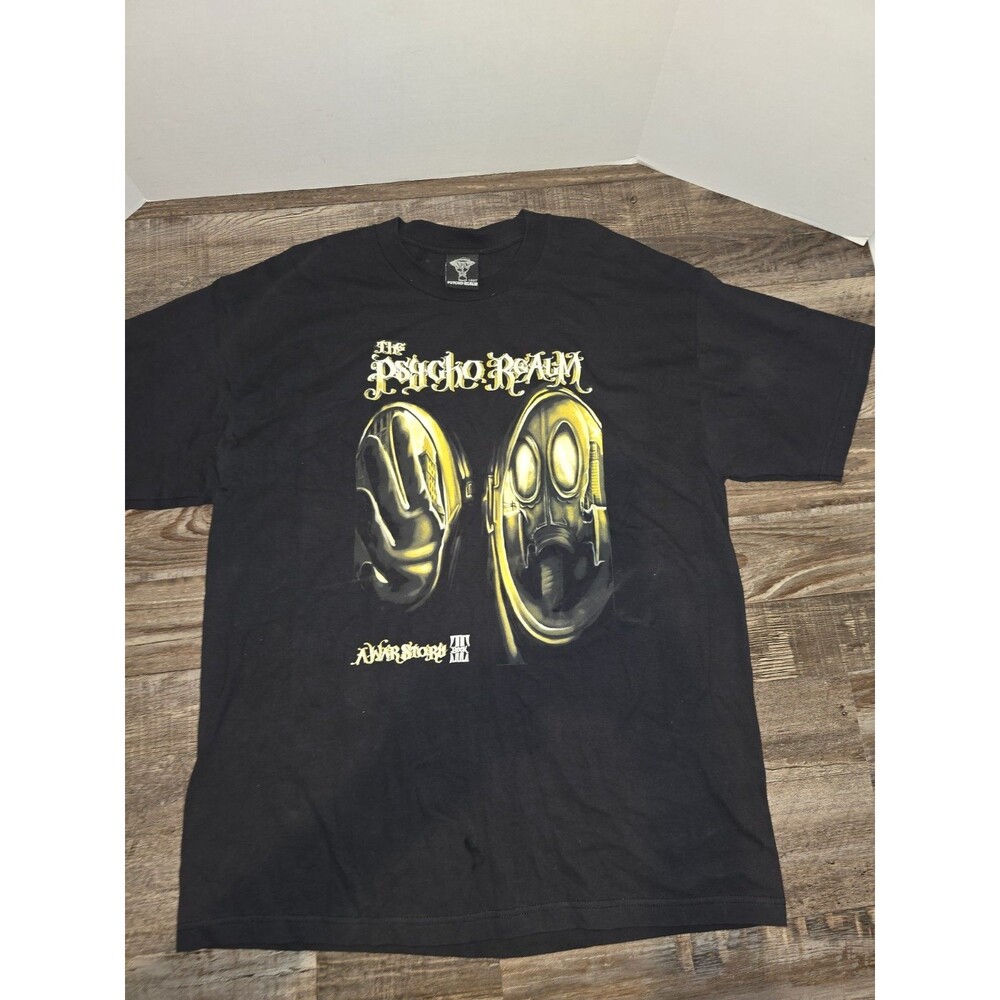 Vintage Psycho Realm Shirt Mens  1X Streetwear Rap Tee War Story Book 2  #14